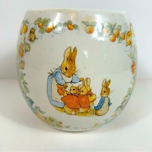 Vintage Beatrix Potter Ceramic Dish or Planter